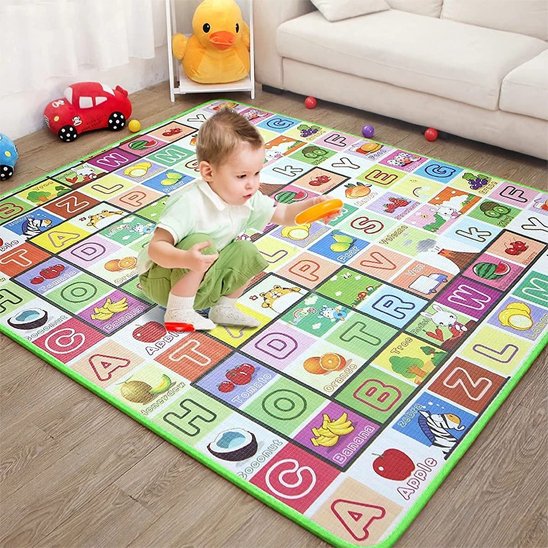 Tapis d'éveil sensoriel | Alphabet-Animaux