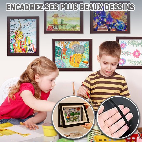 Cadre dessin enfant - Coffre à jouets