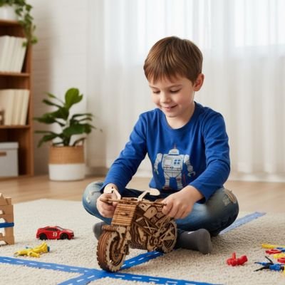 Puzzle 3d bois​ enfant