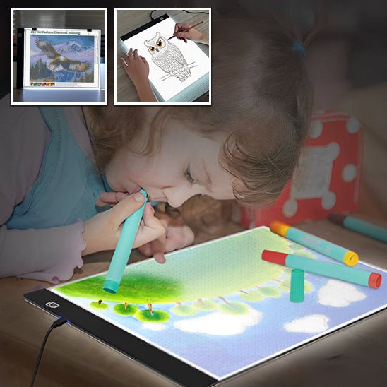 Tablette lumineuse à dessin - Coffre à jouets