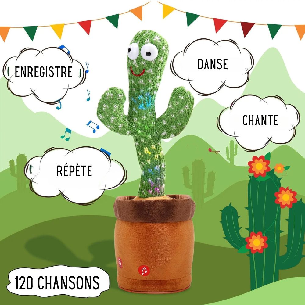 Cactus qui dansant | CactuSwing™ - Coffre à jouets